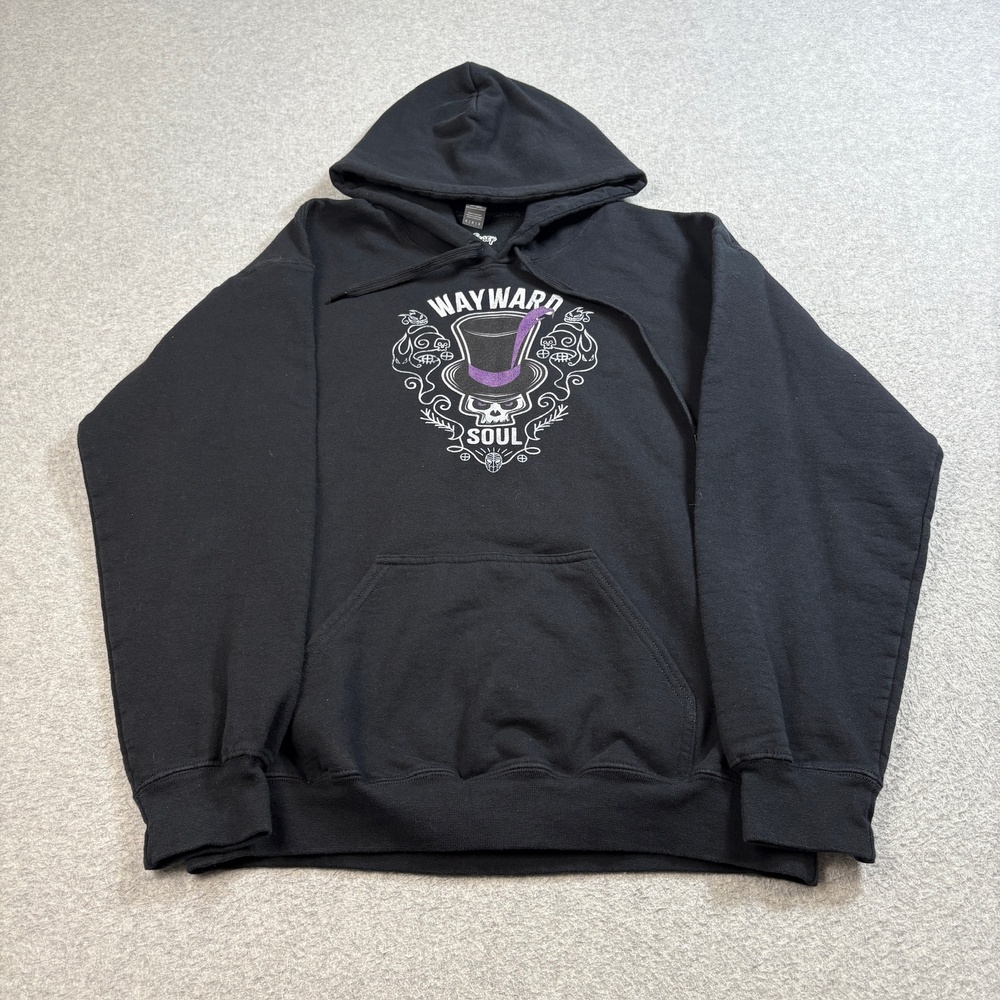 Disney Haunted Mansion Hoodie Mens Medium Wayward Soul Pullover Skull Halloween